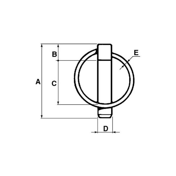 Spinka 5 x 48mm