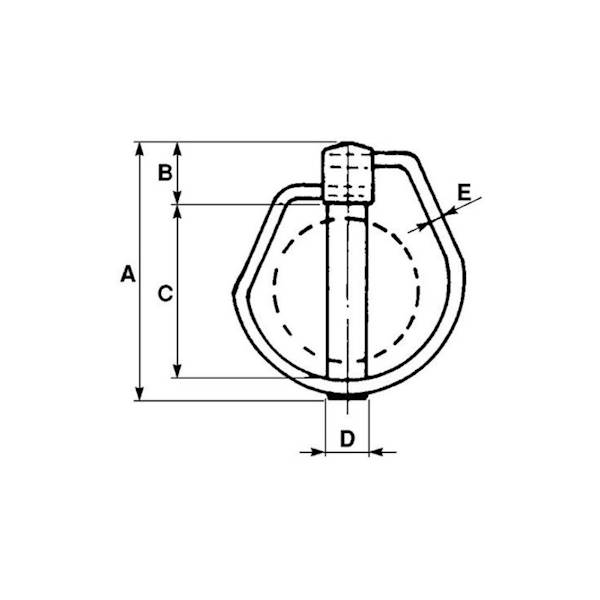 Spinka 15 x 82mm