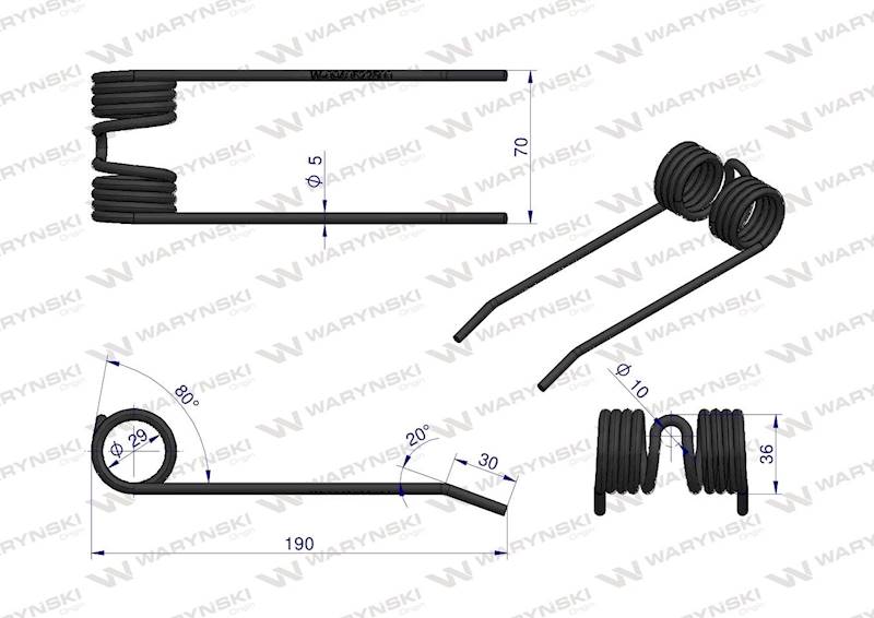 Palec podbieracza zastosowanie Welger 0940522500 