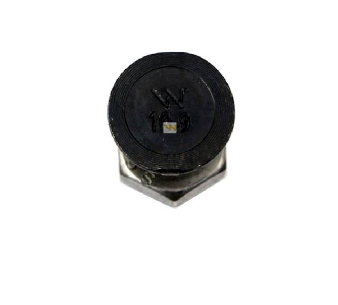 Śruba kpl. płużna dwunoskowa większy łeb M12x30 mm kl.12.9 Waryński 