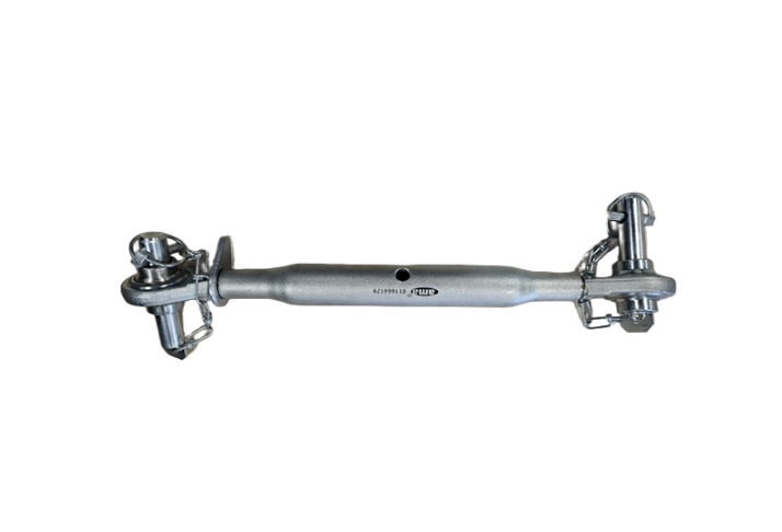 Łącznik centralny KAT 2 24X3 480-700 mm z główką kulową dwustronnie BASIC (C-330) z 2 sworzniami 