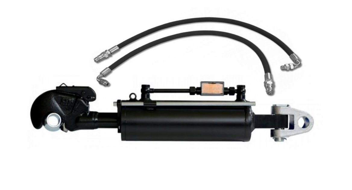 Łącznik centralny hydrauliczny kat 3 610-800 mm 90x45x190 z główką widełkową, hakiem i przewodami 