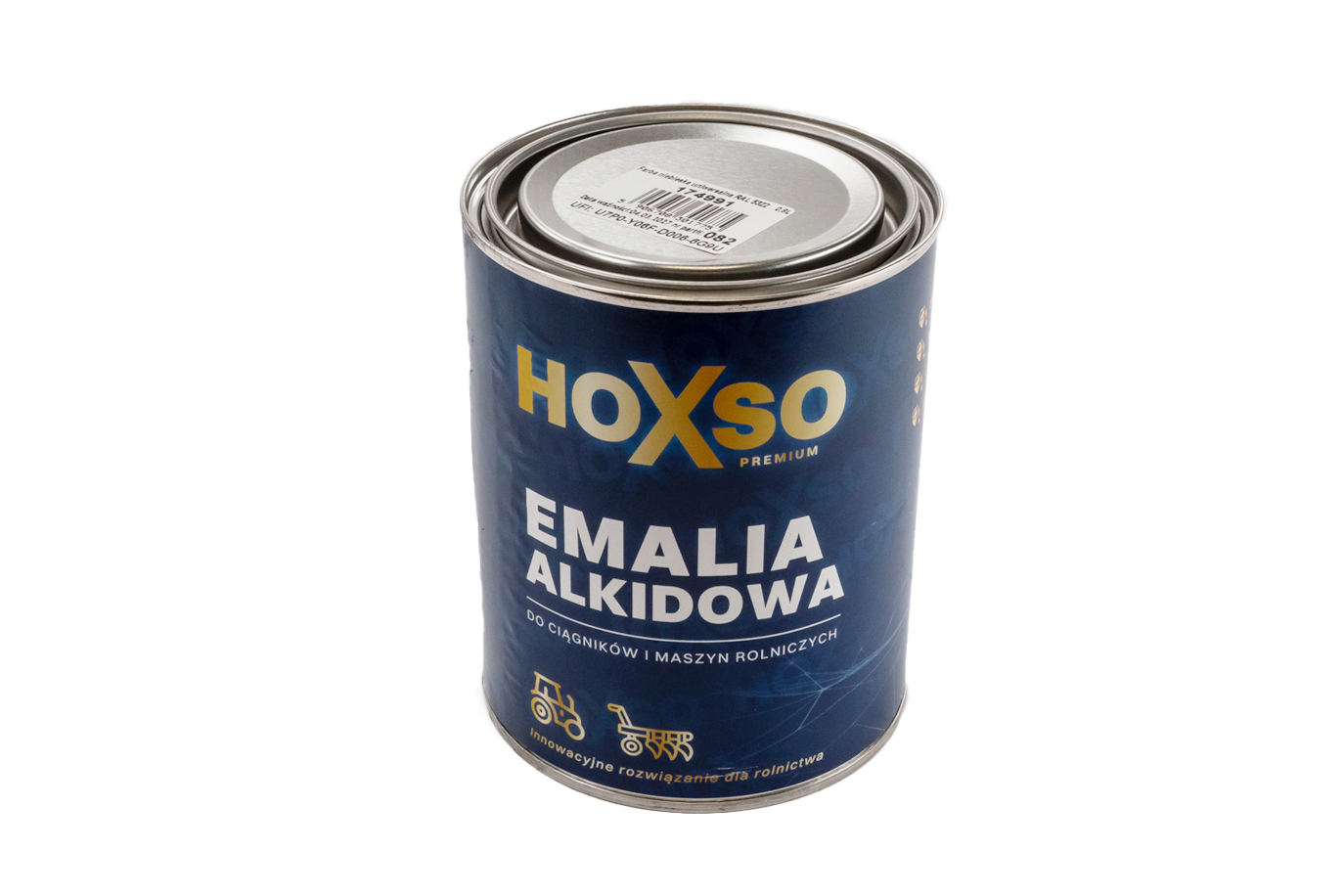 Farba Niebieska uniwersalna HOXSO RAL 5322 dwuskładnikowa bez podkładu. 9988169