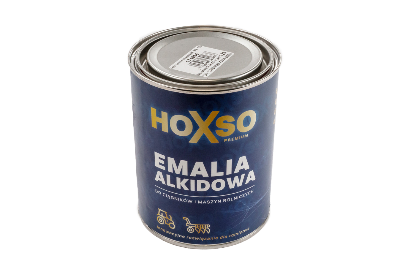 Farba Czerwona uniwersalna HOXSO RAL 3519 dwuskładnikowa bez podkładu. 9988155