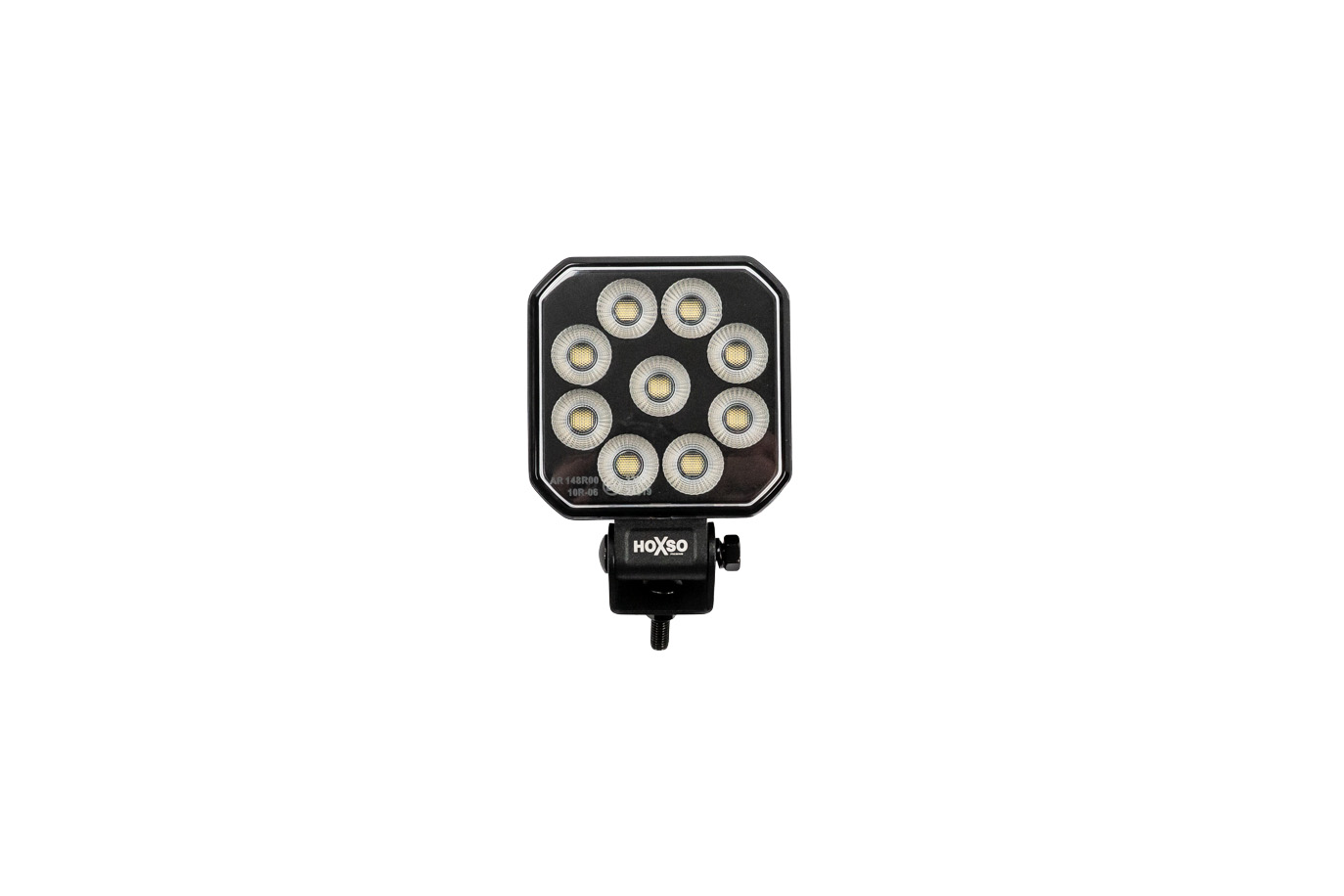 Lampa robocza BLACK kwadratowa  OSRAM 4'' ECE R10 HOXSO 