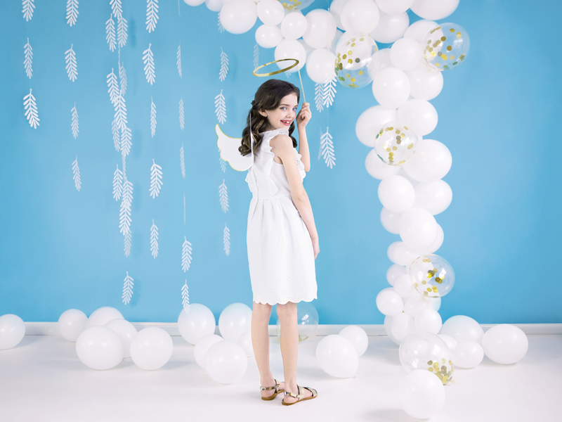 Balony 12 cali pastelowe białe 1 szt