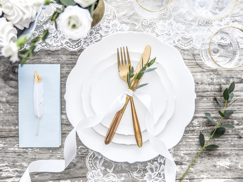 Tasiemka satynowa biała 25mm/25m 