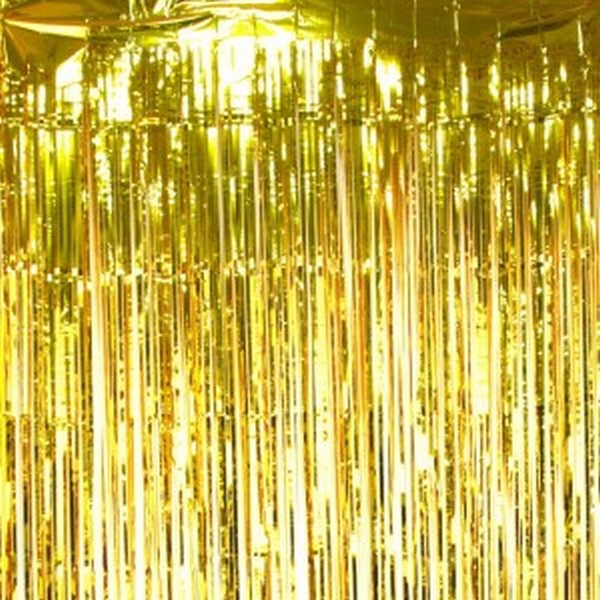 Kurtyna party złota 100 x 250 cm 