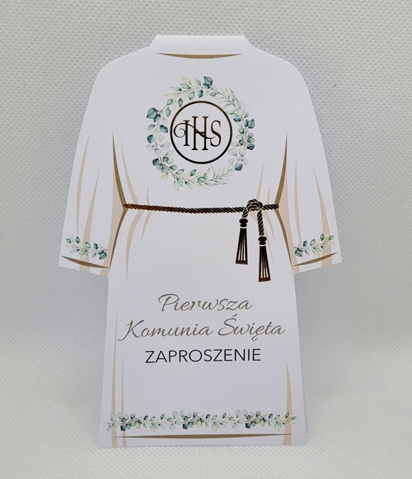 Zaproszenie ALBA na uroczystość Pierwszą Komunę świętą