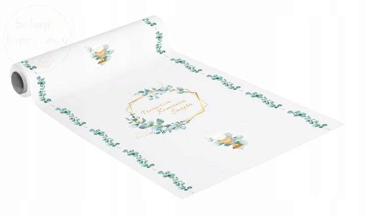 Bieżnik komunijny 41 cm x 5m -  Pierwsza Komunia ś