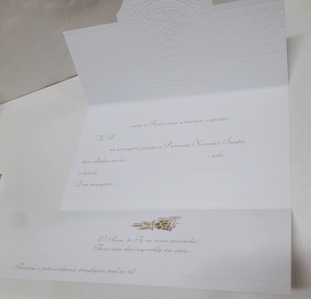 Zaproszenie na I Komunię Świętą