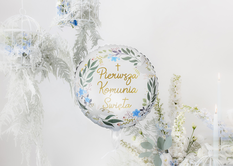 Balon foliowy Pierwsza Komunia święta