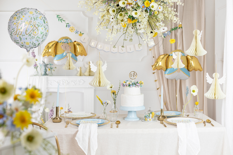 Balon foliowy okrągly IFS, Komunijny 45 cm