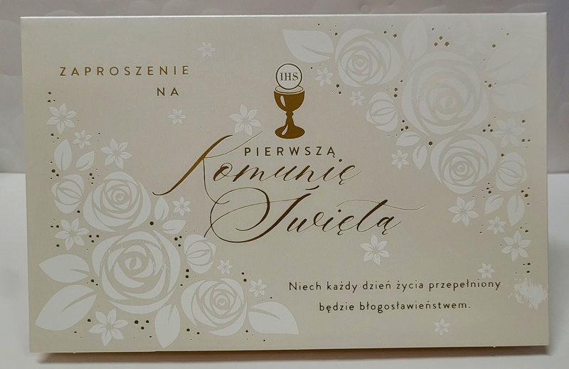 Zaproszenie na Pierwszą Komunię Świętą