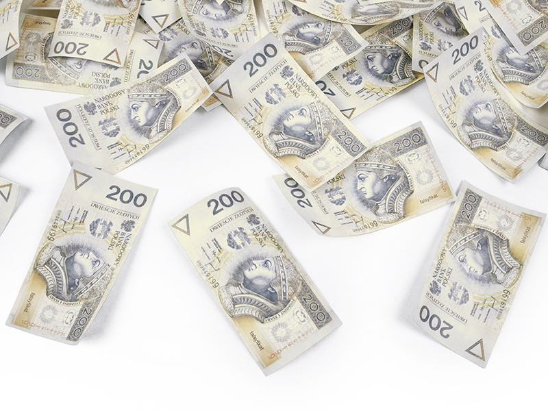 Tuba strzelająca banknotami 60cm TUKC60