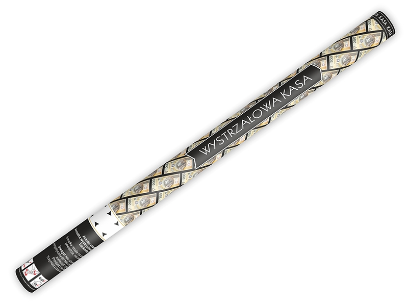 Tuba strzelająca banknotami 60cm TUKC60