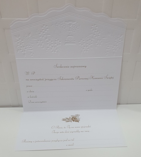 Zaproszenie na I Komunię Świętą