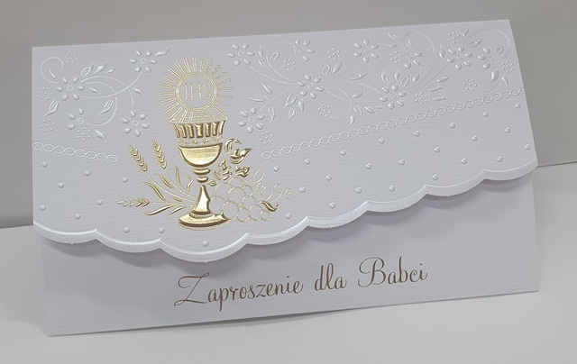 Zaproszenie na I Komunię Świętą dla Babci 
