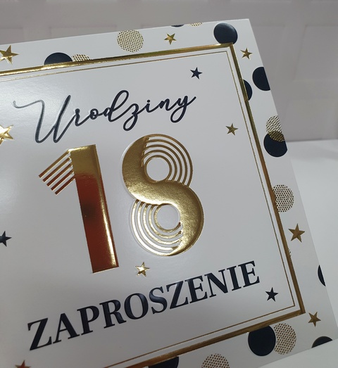 Zaproszenie na 18 urodziny 