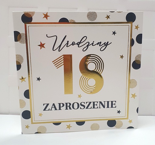 Zaproszenie na 18 urodziny 