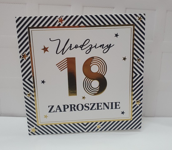 Zaproszenie na 18 urodziny