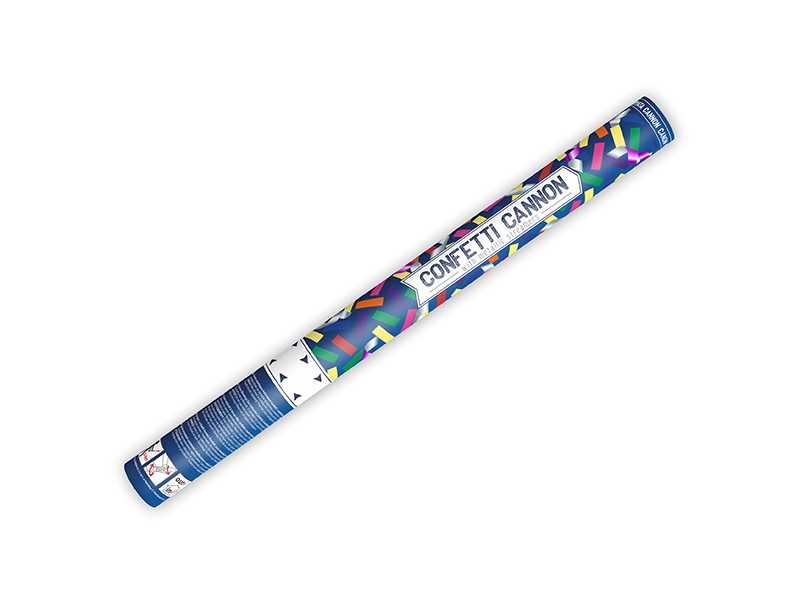 Tuba strzelająca kolorowym konfetti i serpentynami 