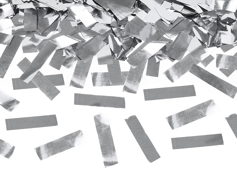 Tuba strzelająca srebrnym konfetti 40cm