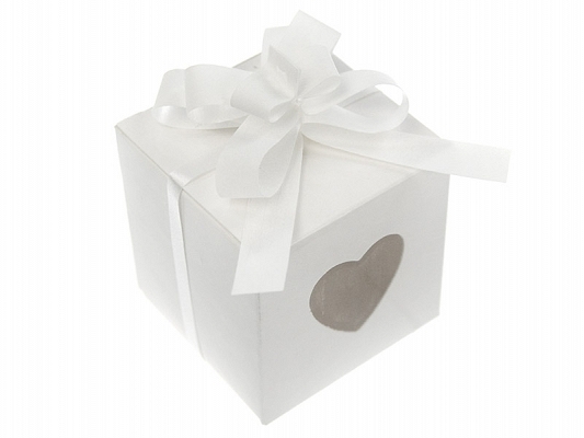 Wstążka ściągana 1cm biała 1 szt