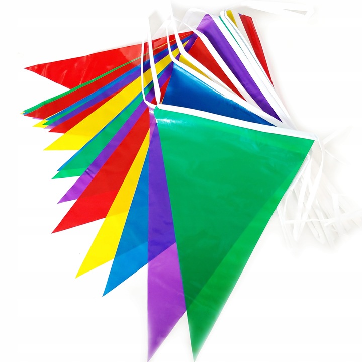 Girlanda, proporczyki mix kolor 10 m kościelna