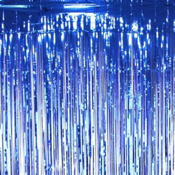 Kurtyna party ciemno-niebieska 100x250 cm