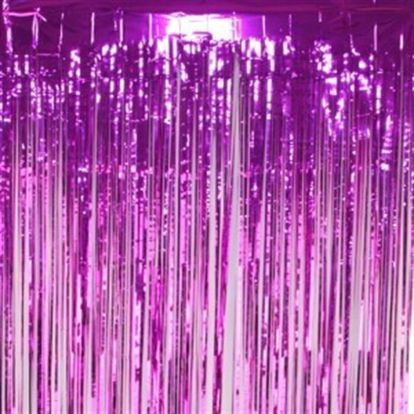 Kurtyna Party ciemno-różowa 100x250 cm 