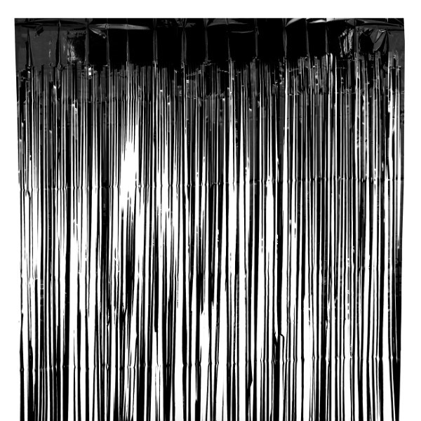 Kurtyna party czarna100 x 250 cm 