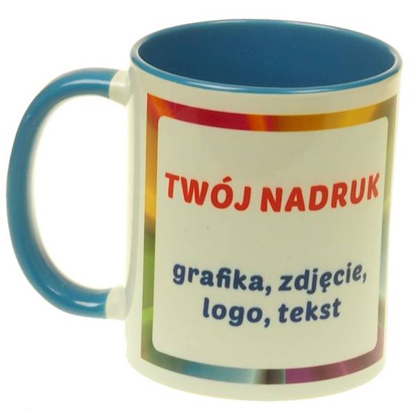 Kubek kolorowy z nadrukiem - Mama