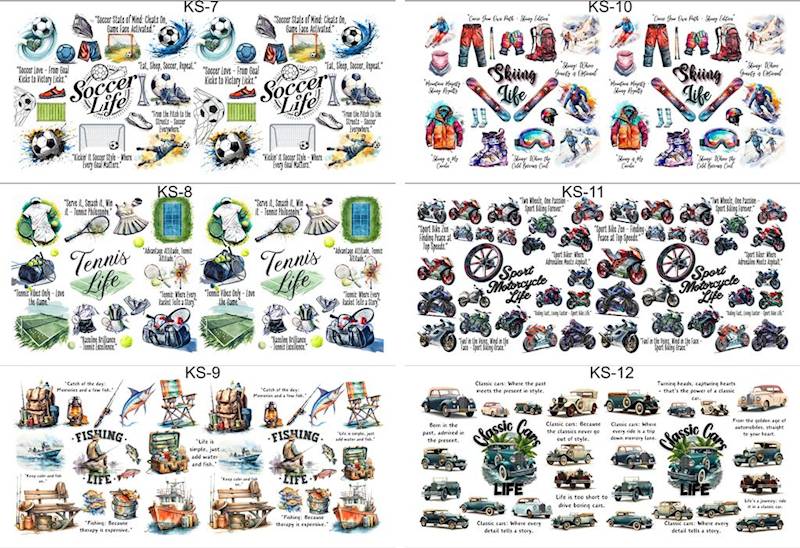 Kubki białe z nadrukiem - Motyw Sport Hobby
