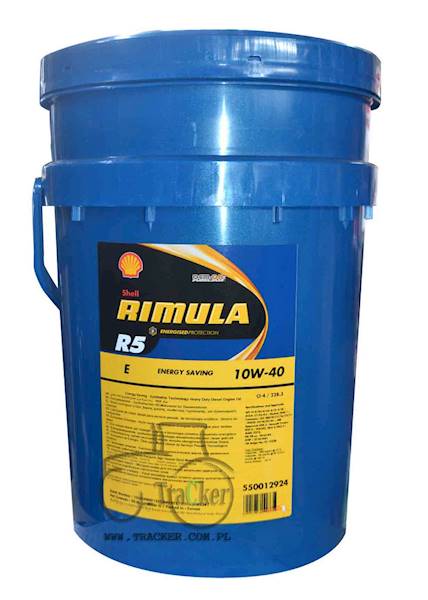 OLEJ SILNIKOWY SHELL RIMULA R5E 10W40 20 L