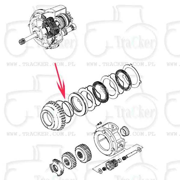 PIERŚCIEŃ ORING MASSEY FERGUSON