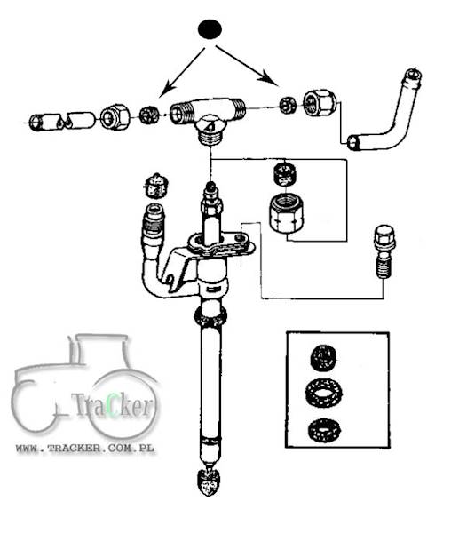USZCZELNIENIE PRZELEWU JOHN DEERE R51936