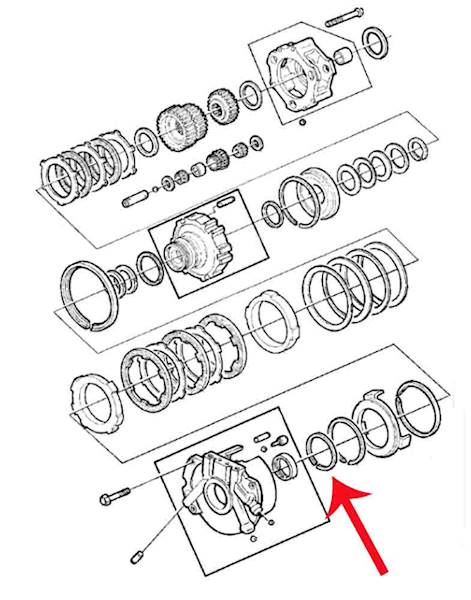 USZCZELNIACZ TŁOKA JOHN DEER