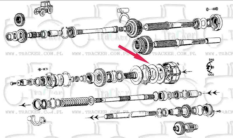 PRZEKŁATKA SPRZĘGŁA WOM  FENDT