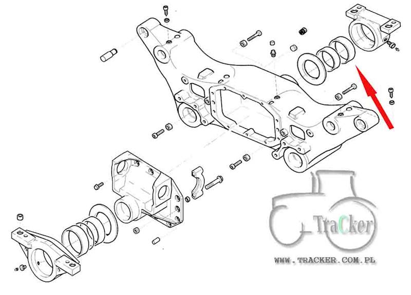 TULEJA ZAWIESZENIA MOSTU CARRARO