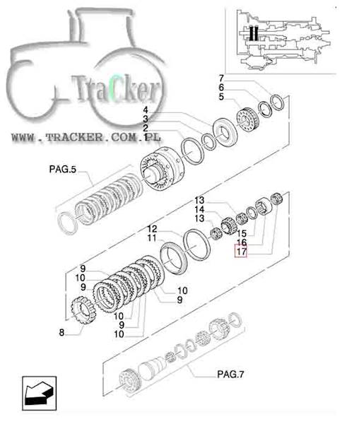 ŁOŻYSKO ROLKOWE CASE NEW HOLLAND