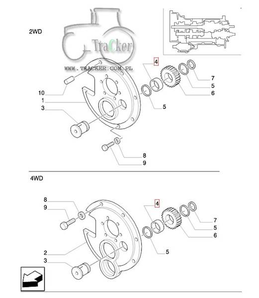ŁOŻYSKO ROLKOWE CASE NEW HOLLAND