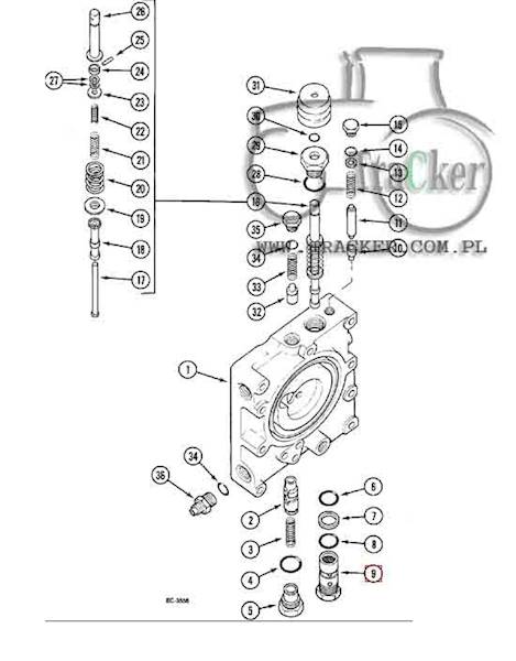 ZAWÓR HYDRAULICZNY CASE