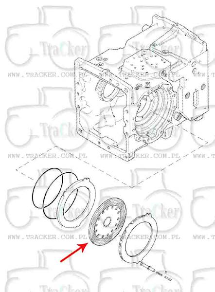 TARCZA HAMULCOWA CASE Z-16 fi 300