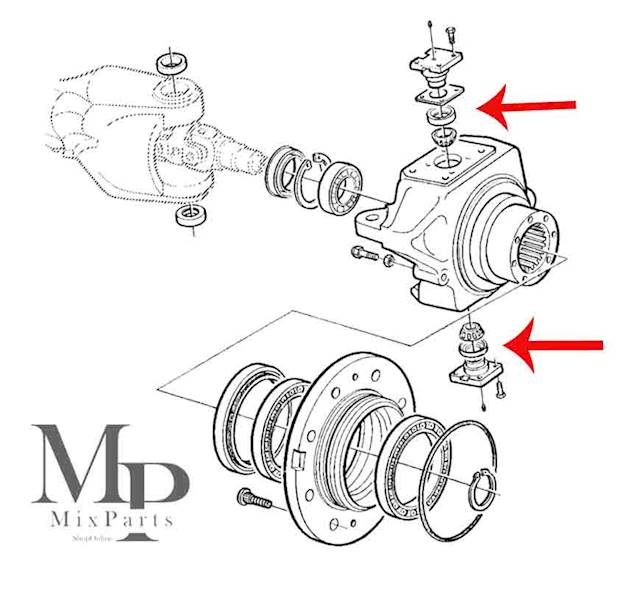 USZCZELNIACZ SWORZNIA ZWROTNICY ZF  49x65/68x10/13