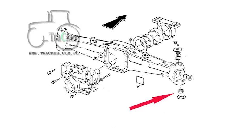 ŁOŻYSKO ZWROTNICY CARARO 45161