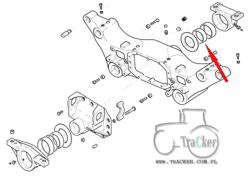 TULEJA PRZEDNIEGO MOSTU CARRARO 105x115x44