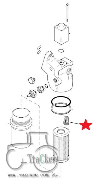 ZAWOREK HYDRAULICZNY CASE