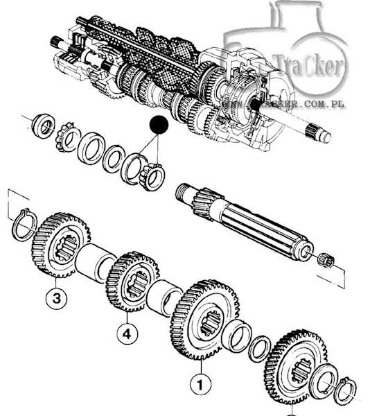 ŁOŻYSKO STOŻKOWE MASSEY FERGUSON