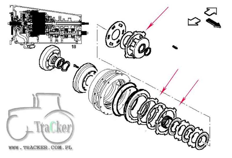 TARCZKI CIERNE CLAAS MASSEY FERGUSON ORG